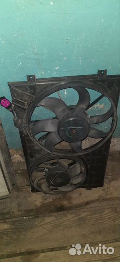 Вентилятор охлаждения радиатора гольф 6