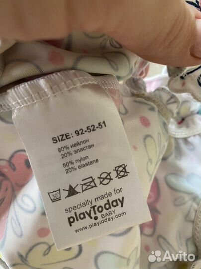 Купальник для девочки 92