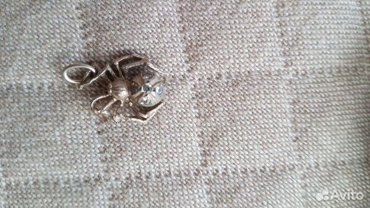 Серебренная цепь Крест подвеска