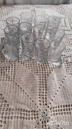 Хрустальные рюмки СССР сапожок