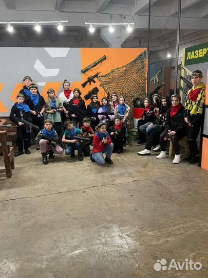 Детский День рождения в формате Лазертаг