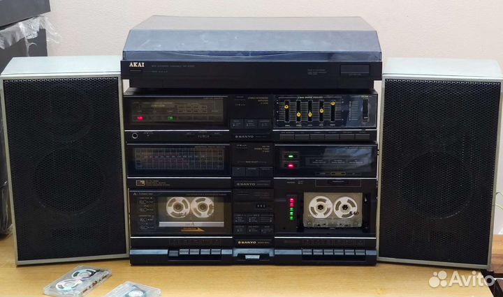 Sanyo 6100 Architect 1986 год FM stereo и колонки