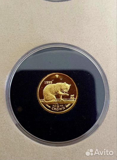 Золотые монеты 999,9