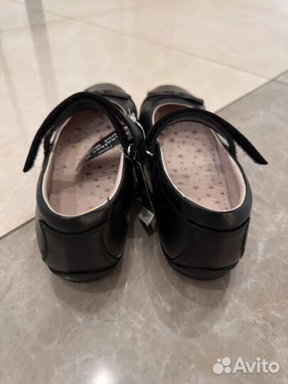 Туфли кожаные в школу 36-37р-р