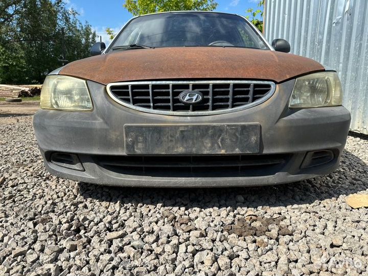 Бампер передний Hyundai Accent G4EB 2006