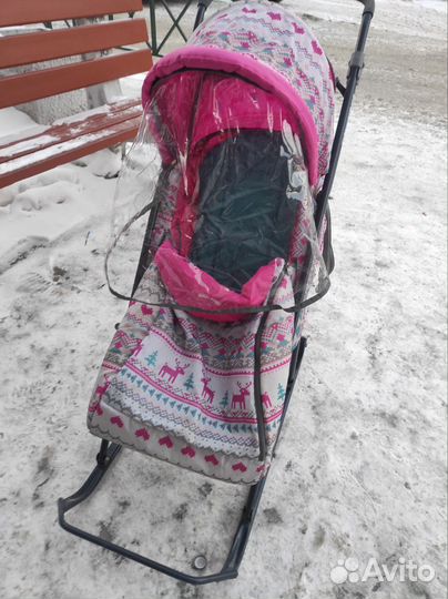 Санки коляска Nika kids