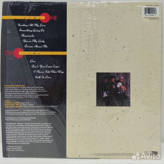 House: Linear – Sending All My Love LP 1990 USA EX