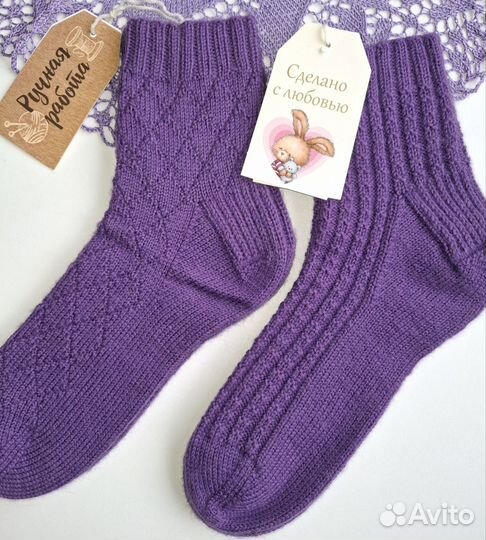 Носки вязаные ручной работы