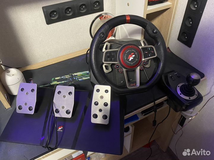 Игровой руль flashfire suzuka racing wheel 900r