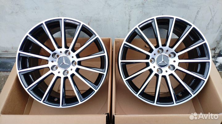Диски 17Х7.5 5*112 Mercsedes AMG Classic черный гл