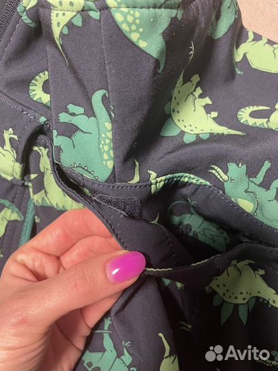 Куртка на теплую весну с флисовой подкладкой