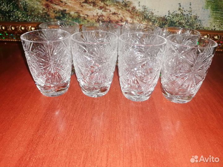 Хрустальные рюмки, кружки СССР