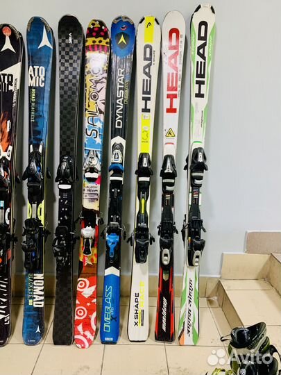 Горные Лыжи atomic nomad 145-160 twintip б/у