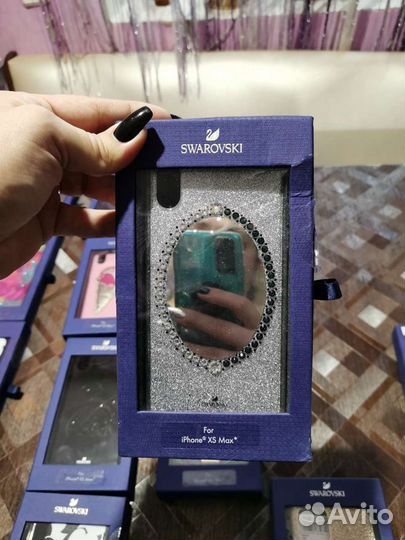 Чехол на iPhone и Samsung от swarovski