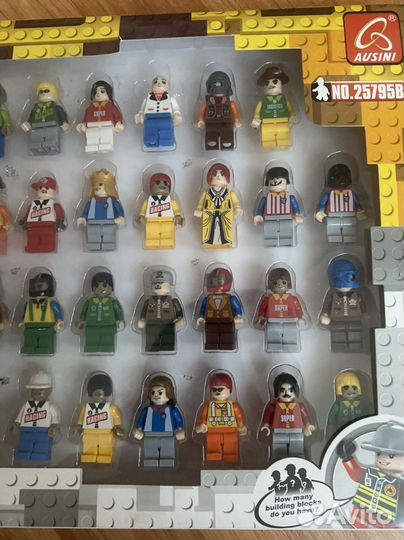 Минифигурки ausini 50 шт