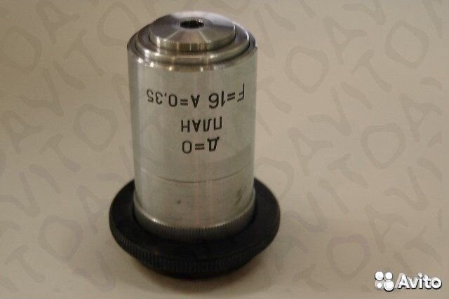 Микроскоп Объектив ломо план F16 Д0