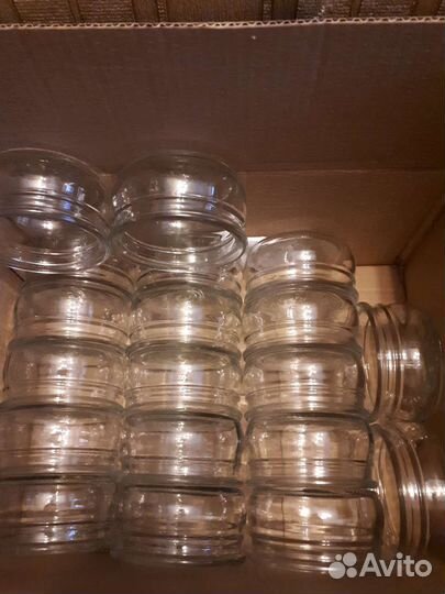 Банки стекло/200гр., без крышек б/у, бутылки