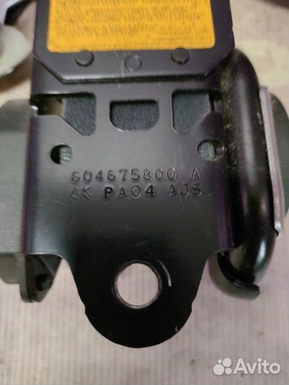 Ремень безопасности передний правый Peugeot 4007