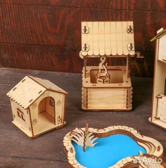 Сборная модель домик ферма