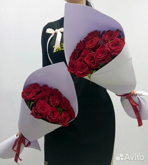 Корпоративные букеты на 8 марта