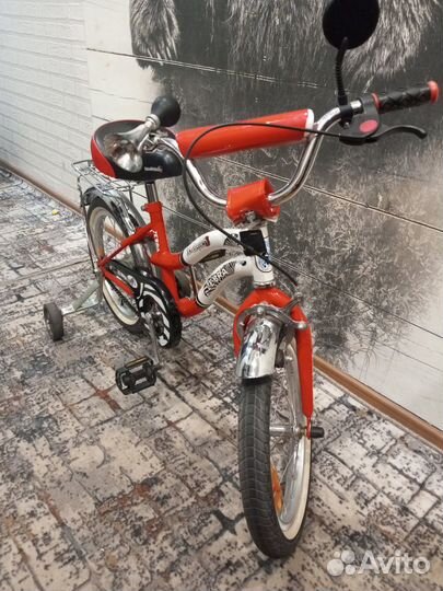 Велосипед детский zebra novatrack 16 дюймов