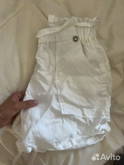 Шорты из льна