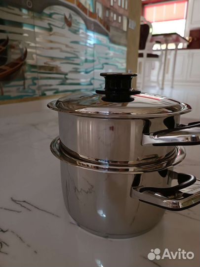 Кастрюля с пароваркой Zepter