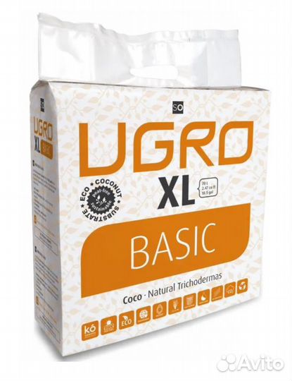 Кокосовый субстрат UGro XL Basic 70л
