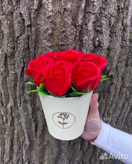 Букет из пенных роз