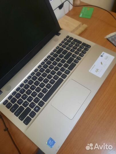 Быстрый ноутбук Asus SSD 500 gb intel 4 ядра