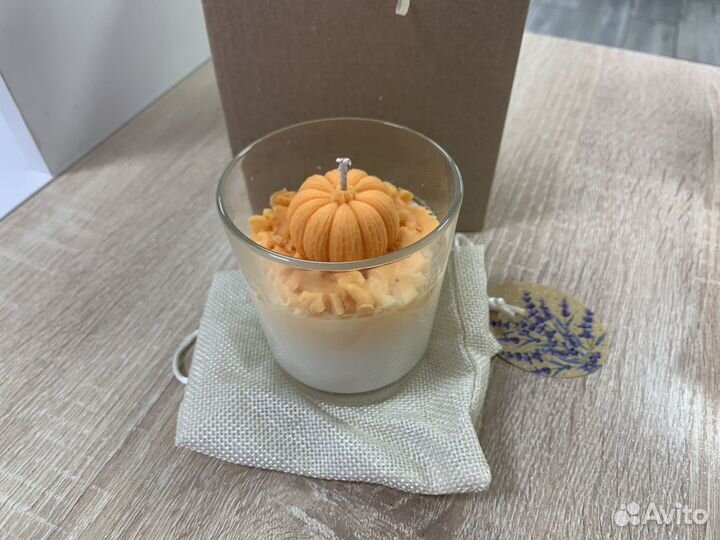 Aroma свеча в кашпо с древесным фитилём