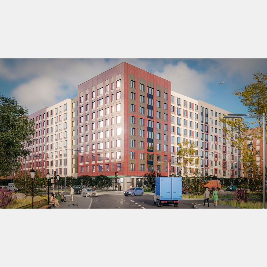 1-к. квартира, 44,9 м², 7/9 эт.