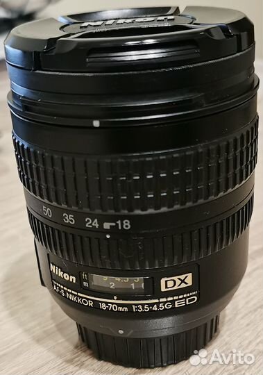 AF-S DX Zoom-Nikkor ED 18-70mm f/3.5-4.5 G SWM IF