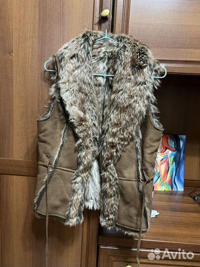 Жилетка меховая женская 42