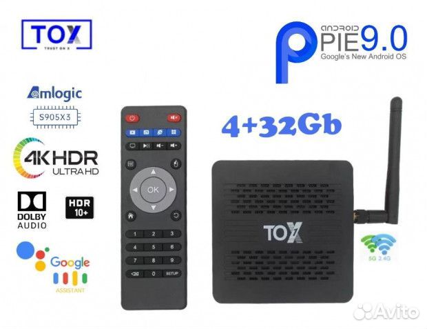 Tox-1 Android 9; 4/32 Гб