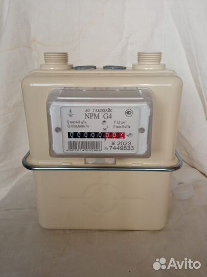 Газовый счетчик G4B npm новый