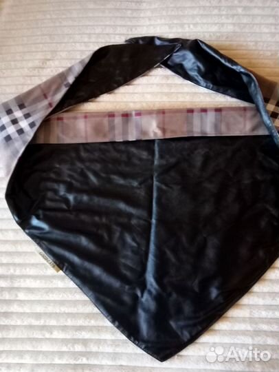 Косынка экокожа/текстиль демисезон