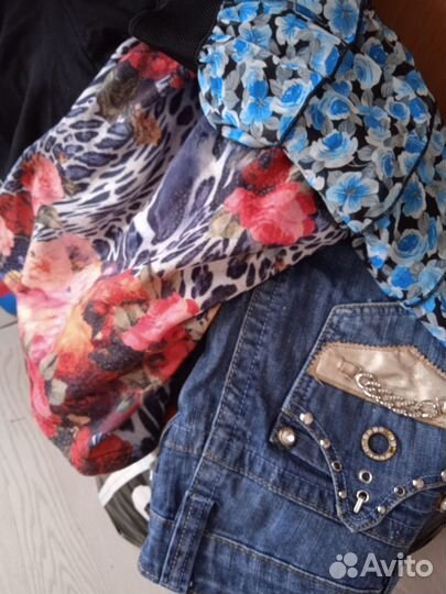 Женские вещи и обувь 2 больших пакета 46-48 H&M