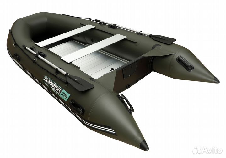 Лодка пвх Gladiator B370AL зеленый