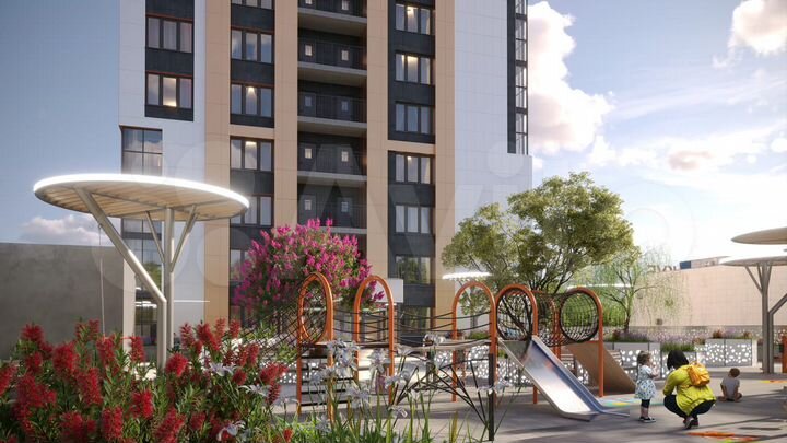 2-к. квартира, 74,2 м², 2/21 эт.