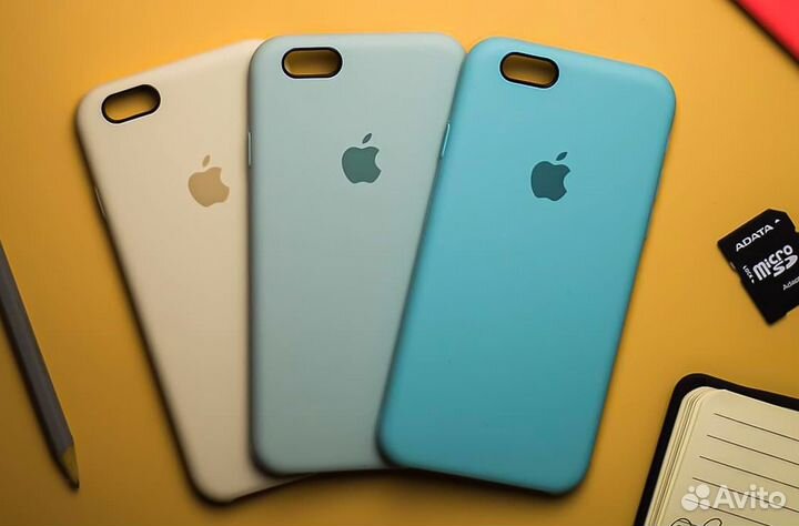 Чехол Silicone Case iPhone 6/6s Plus (22 цвета)