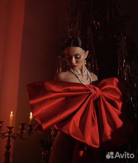 Прокат аренда большого красного банта