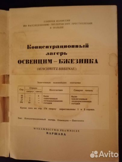 Концентрационный лагерь. освенцим. 1961год