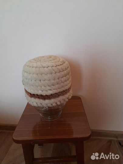 Шапка женская из овчины,шляпа зимняя и шапка с шар