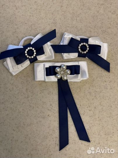 Заколки и брошки в школу