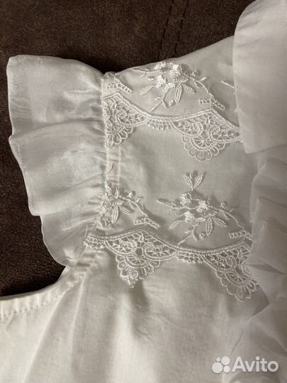 Блузка белая smena