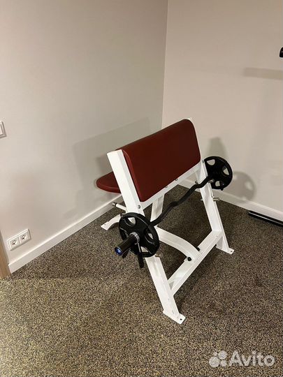 Скамья скотта (бицепс сидя)