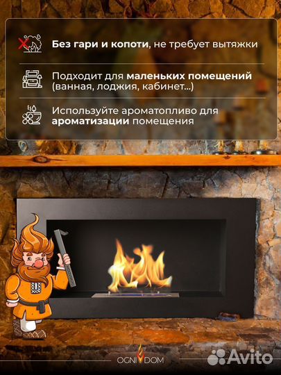 Биокамин настенный