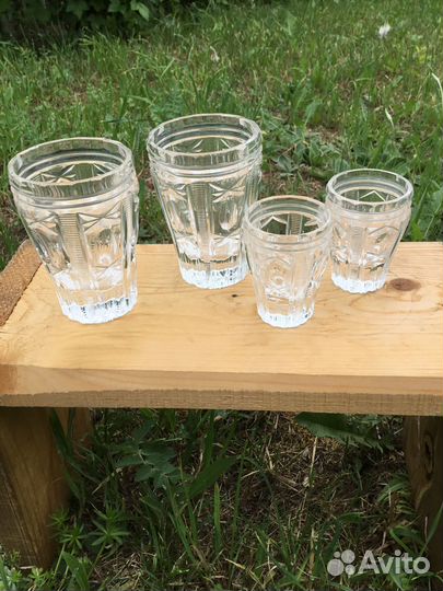 Рюмки/ Стопки хрусталь СССР, 1960 годы