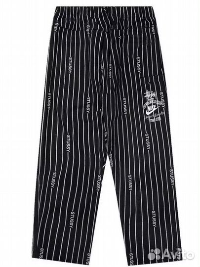 Штаны nike x stussy полосатые
